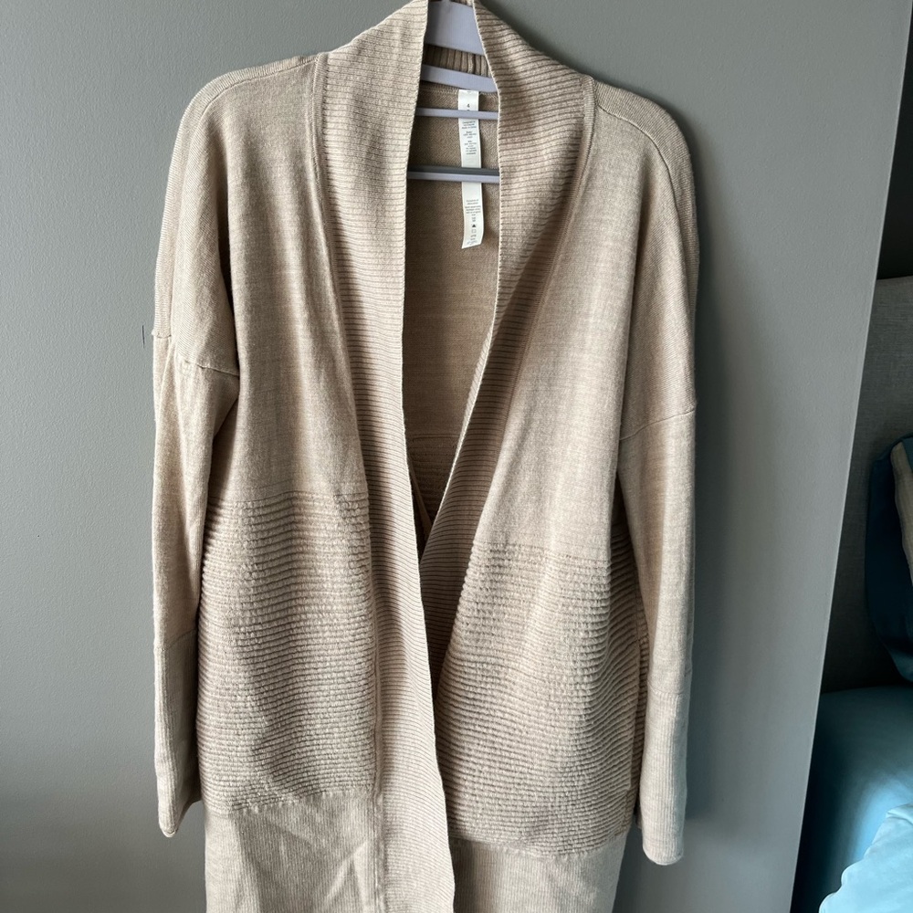 Neutral Tone Lululemon Cardigan